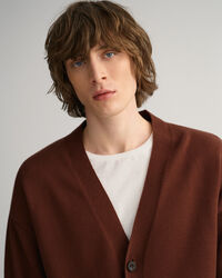 Cardigan i supimabomull