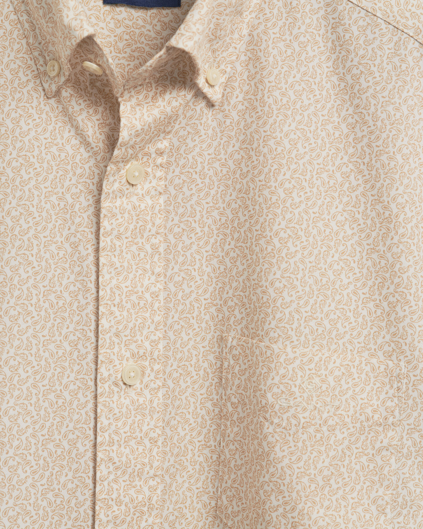 Regular fit oxfordskjorta med litet paisleym&ouml;nster