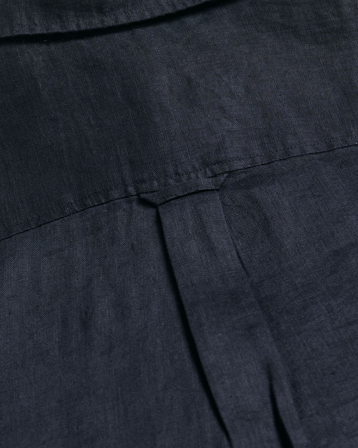 Regular fit skjorta i linnechambray