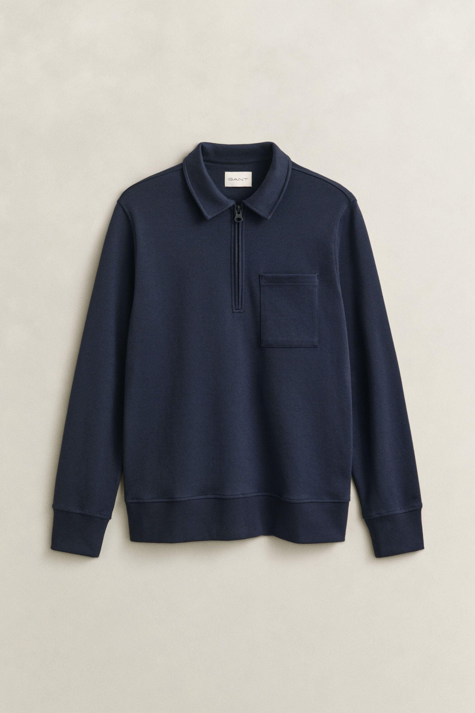 Sweatshirt med half-zip
