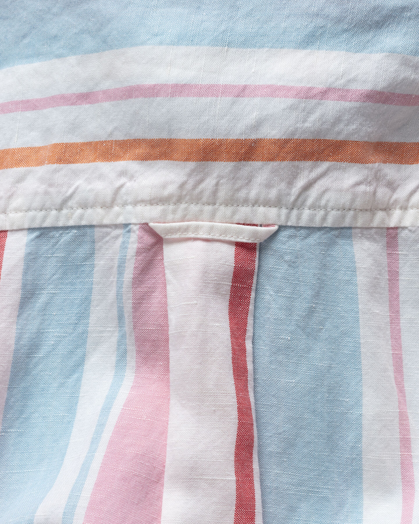 Randig skjortklänning