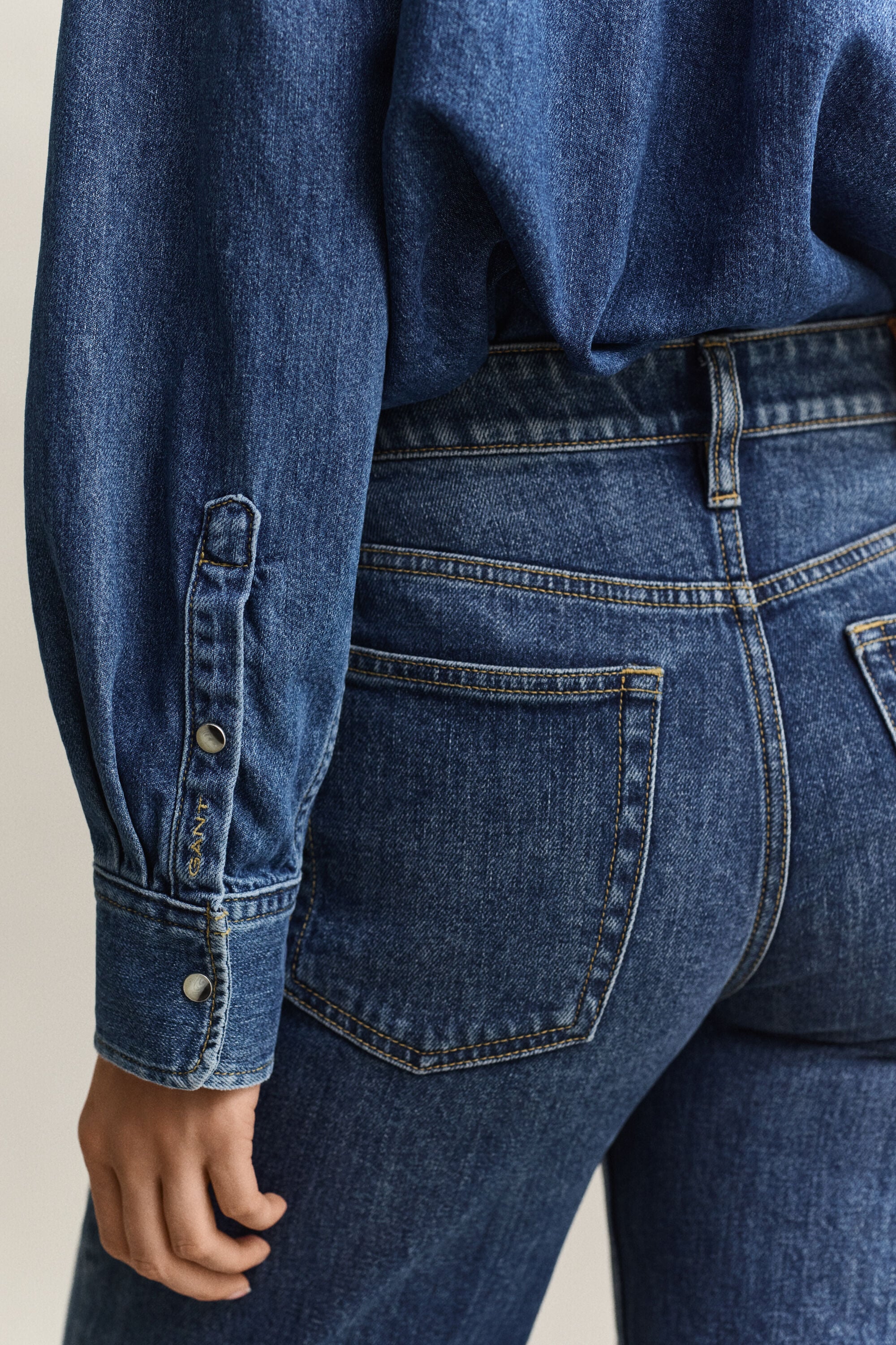 Jägarskjorta i denim