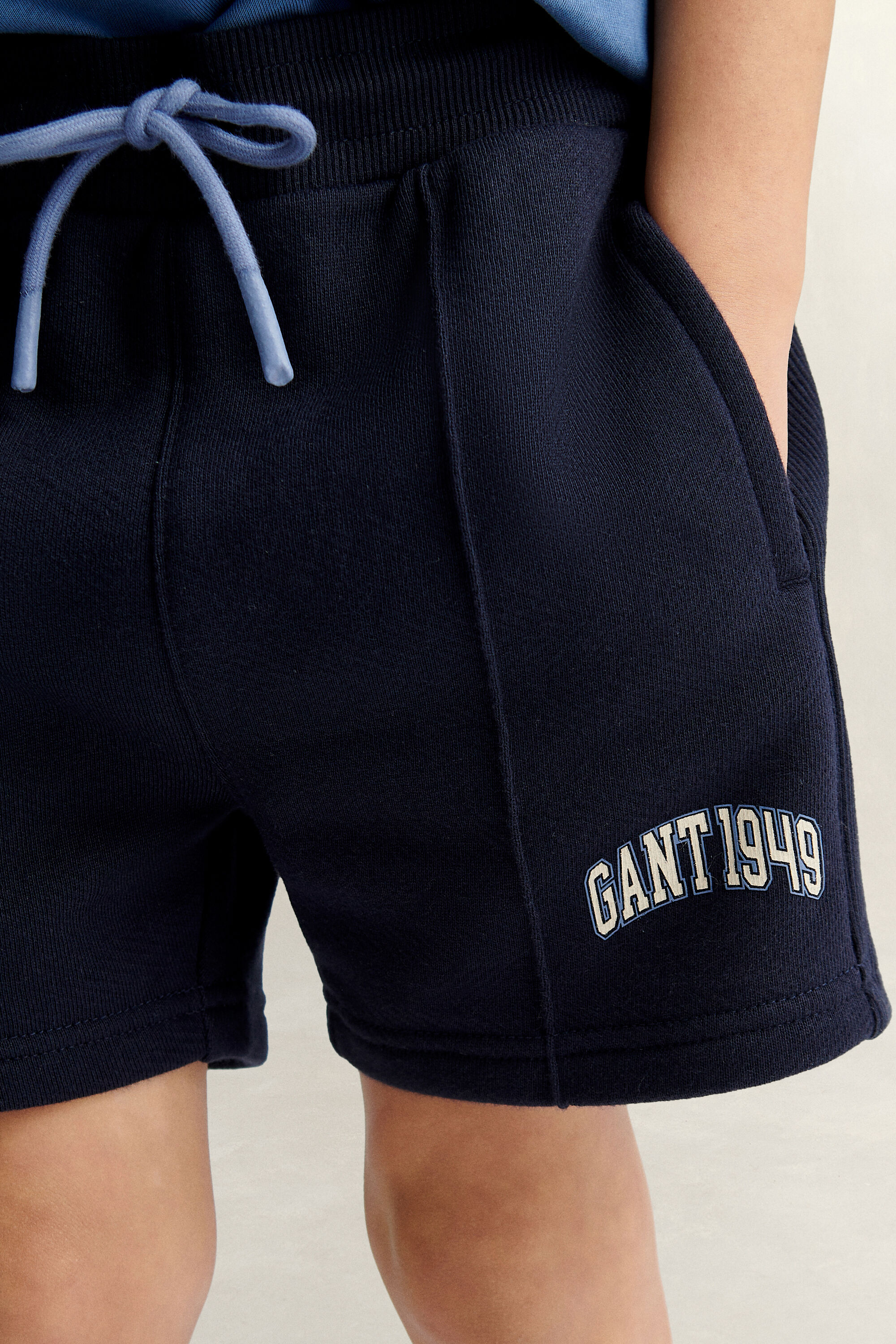 Boys ribbstickade shorts med struktur