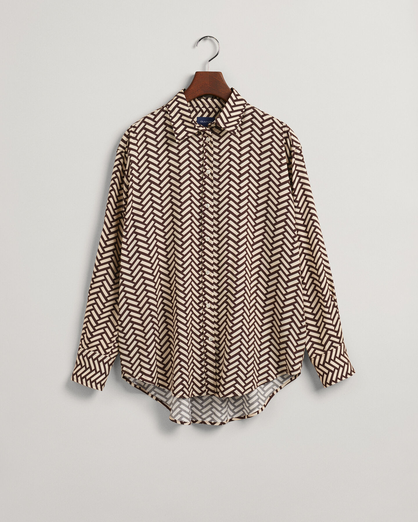 Relaxed fit Geometric skjorta