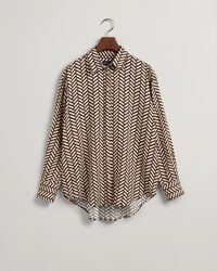 Relaxed fit Geometric skjorta