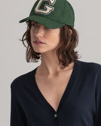 Tunn V-ringad bomullskofta