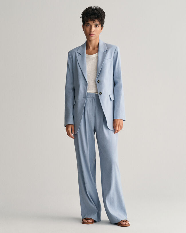 Regular Fit Stretchig linneblazer