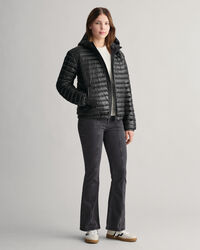 Teens tunn vadderad dunjacka med glans