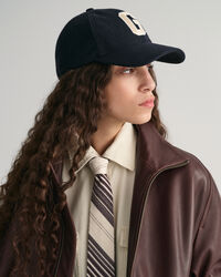 Randig slips i råsilke