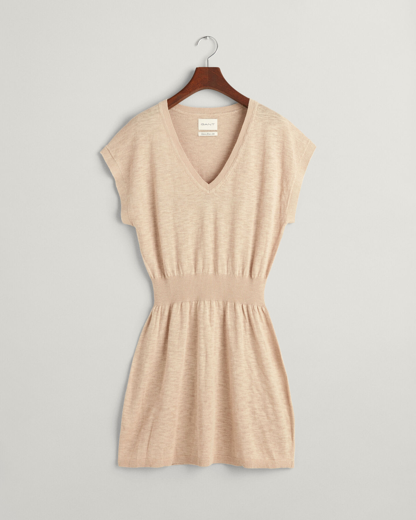 Klänning i linneblandning