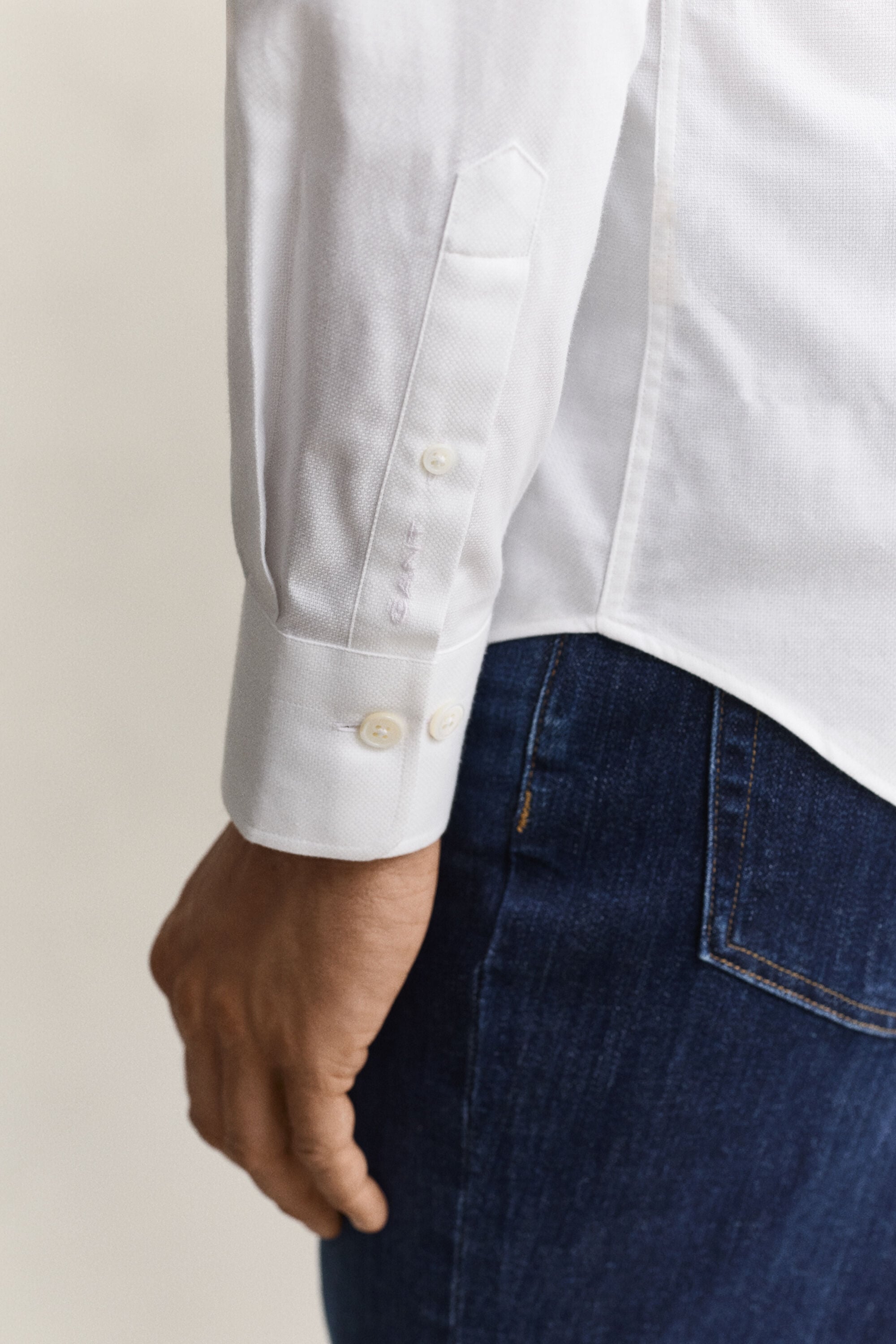 Slim fit skräddarsydd skjorta