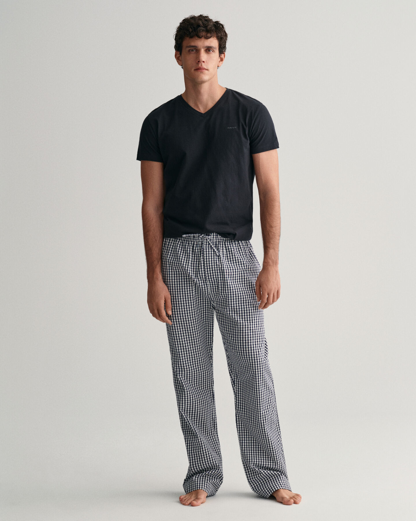 Gingham Checked Pajama Pants