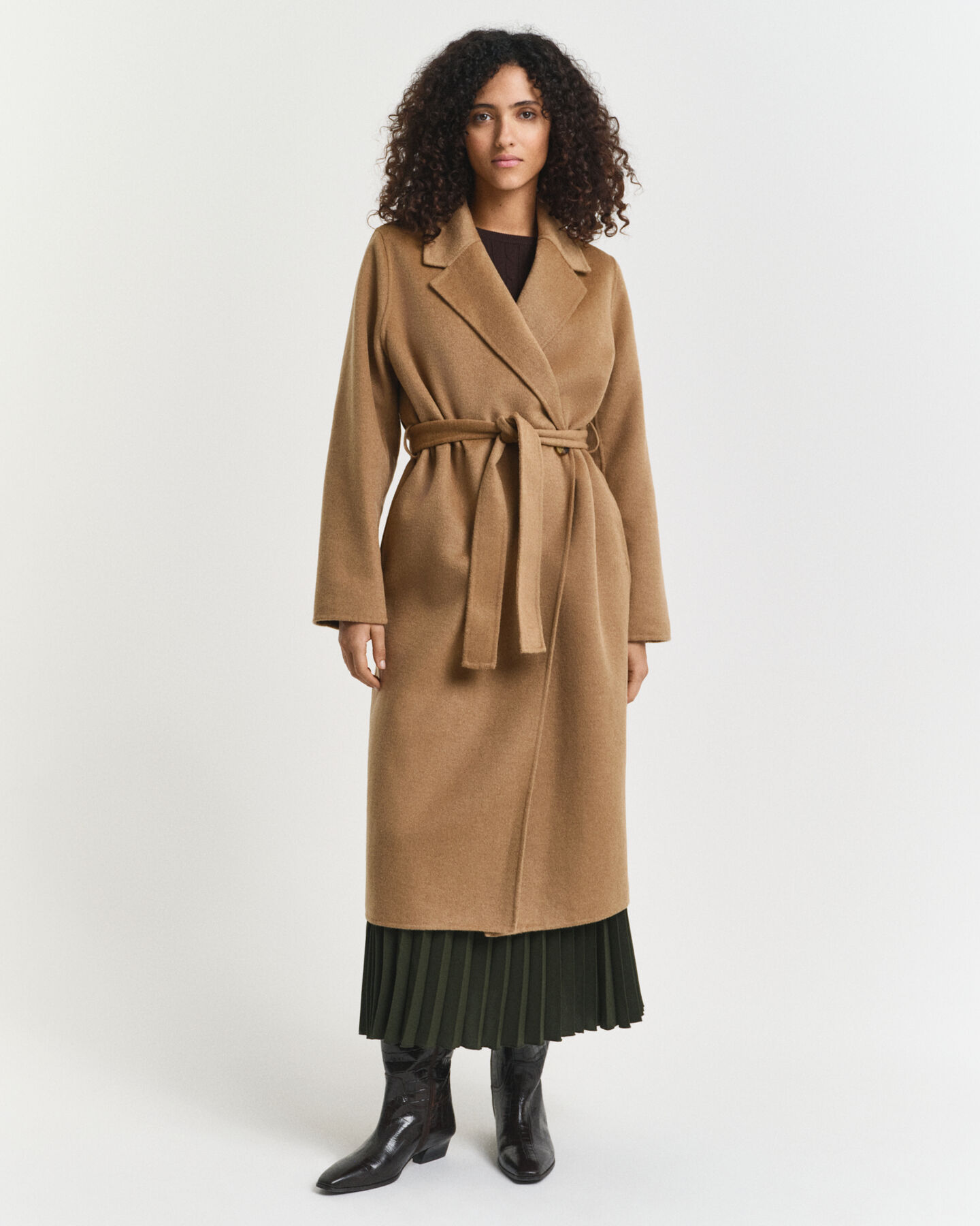 Handsydd kappa med midjebälte