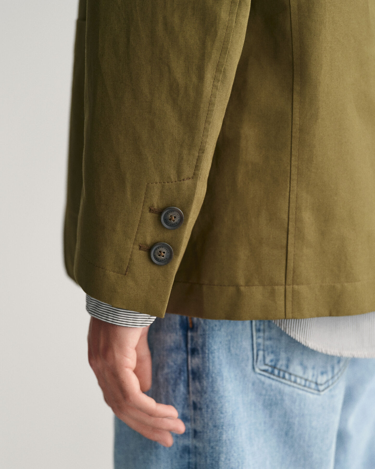 Regular fit bomullskavaj