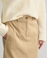 Chinoskjol med slits