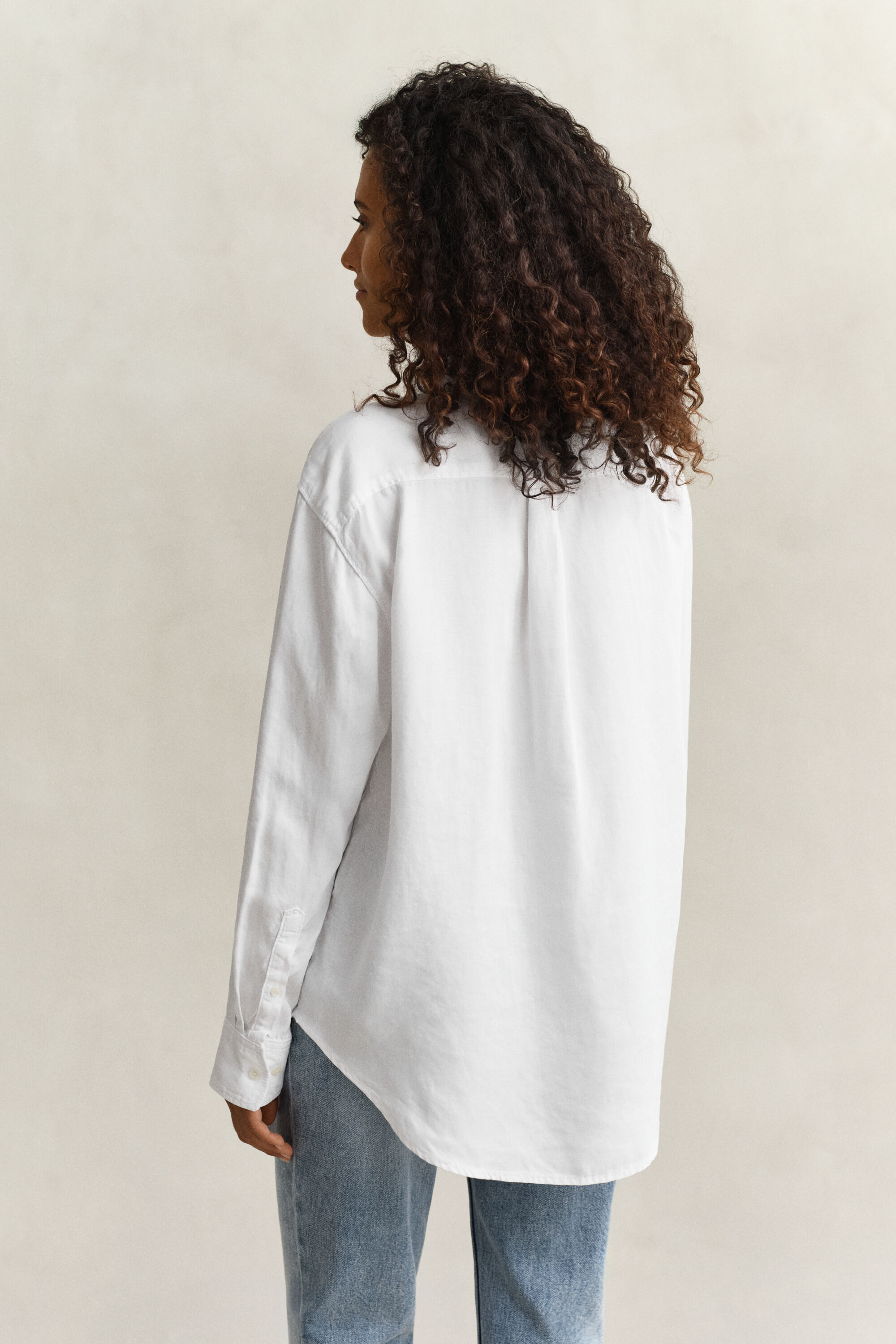 Indigofärgad skjorta