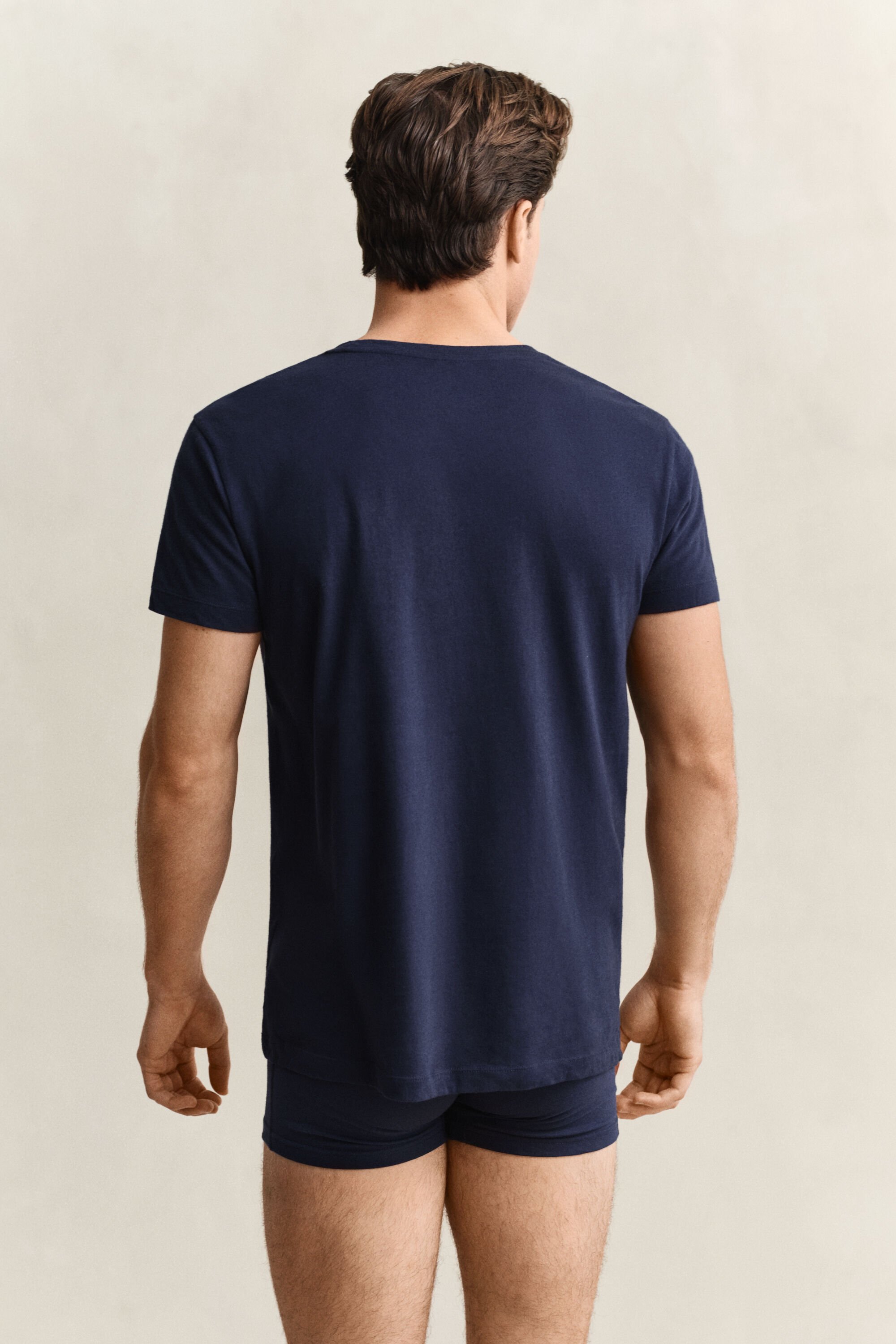 Tvåpack rundhalsade T-shirtar