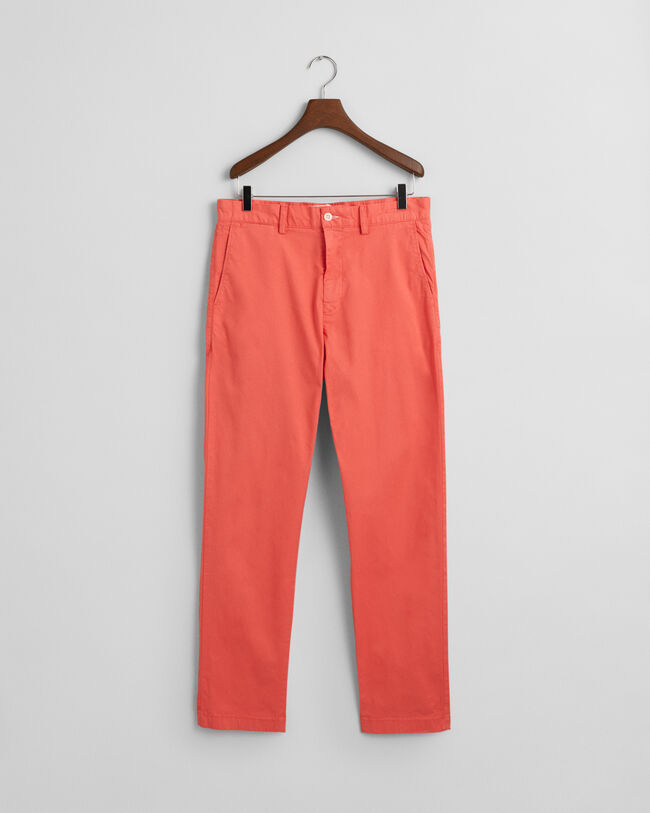 Regular fit Sunfaded chinos