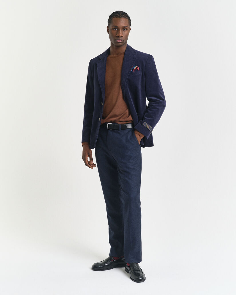 Rundhalsad tr&ouml;ja i extra fin merinoull