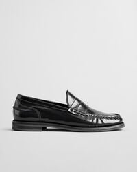 Gracelyn loafers i lackskinn