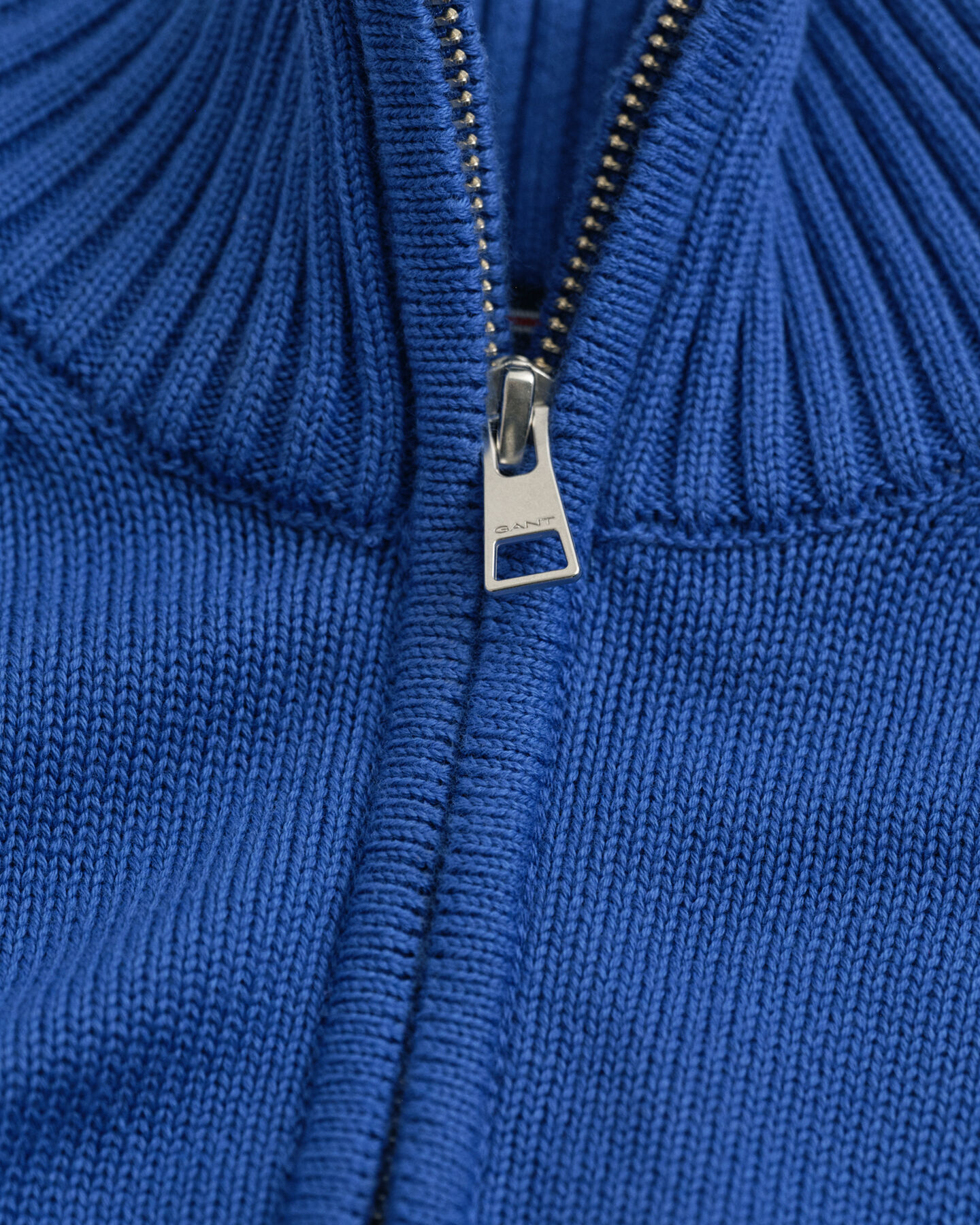 Casual Cotton tröja med dragkedja vid halsöppningen