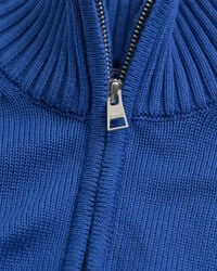 Casual Cotton tröja med dragkedja vid halsöppningen