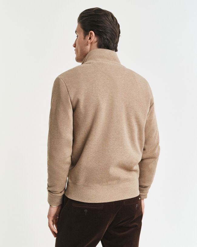 Sacker Rib sweatshirt med half-zip