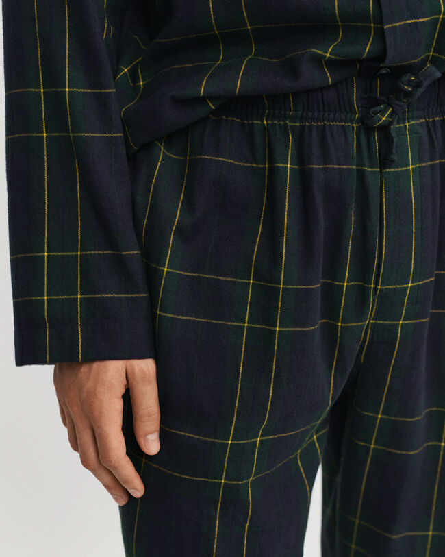 Rutig flanellpyjamas i presentförpackning