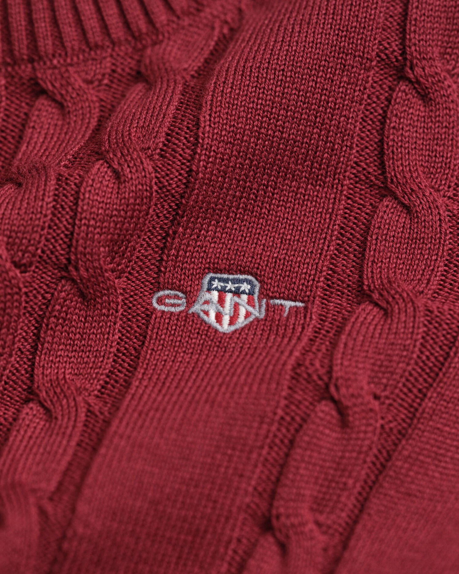 Baby kabelstickad bomullsklänning