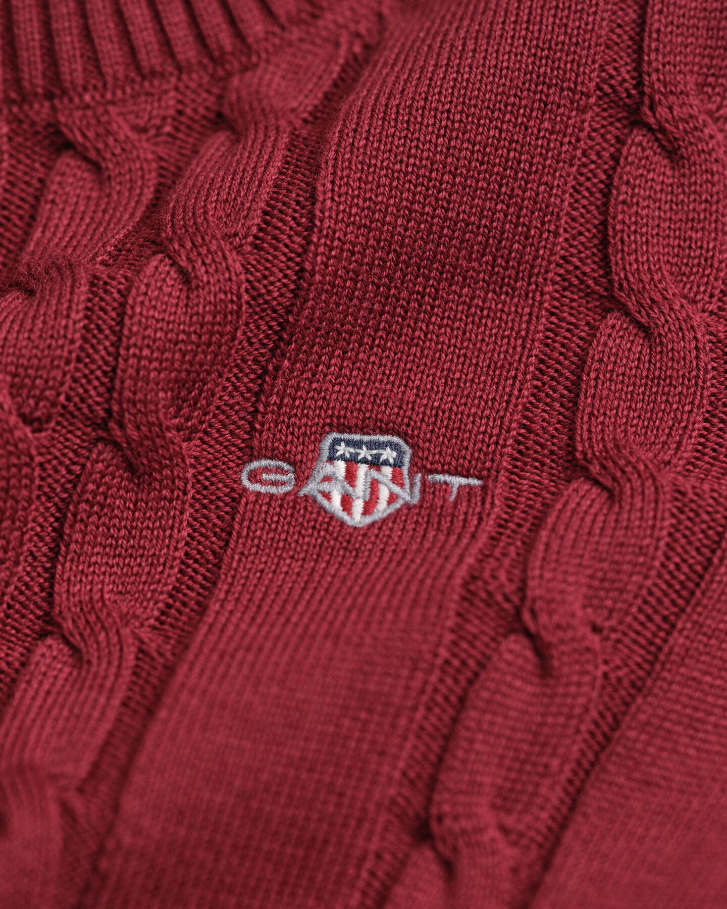 Baby kabelstickad bomullsklänning