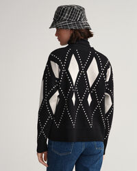 Argyle V-ringad kofta