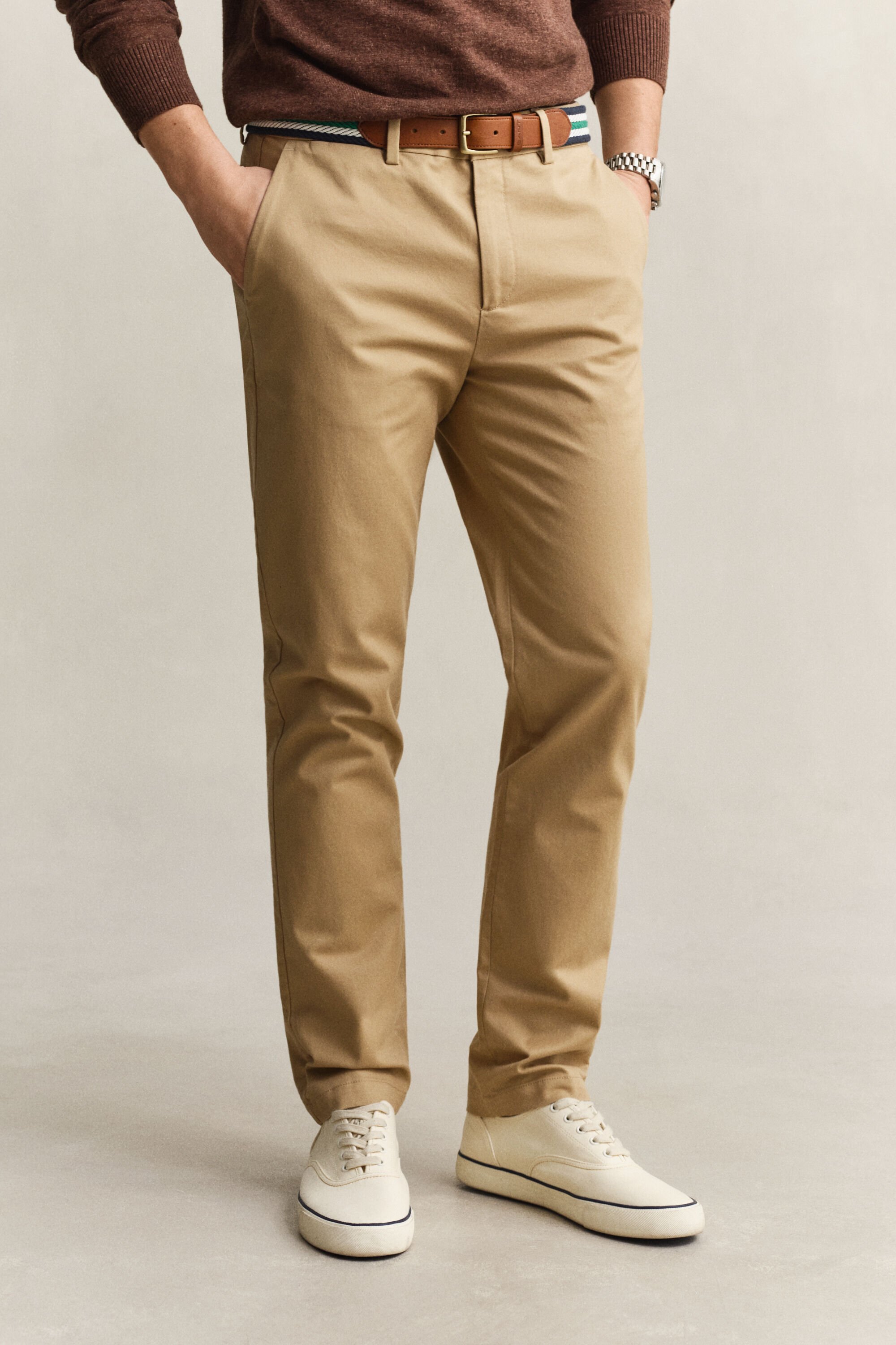 Eleganta chinos med slim fit