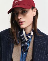 Silkessjal med monogram