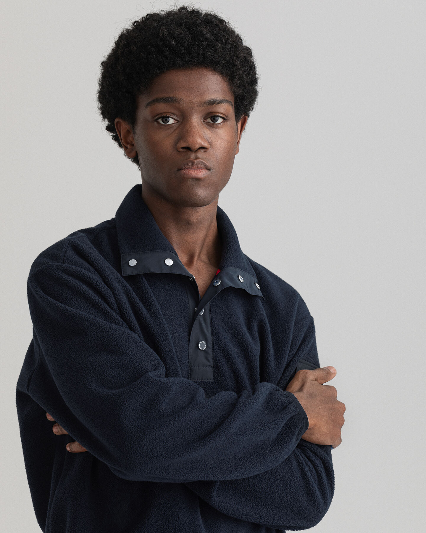 Retro Shield fleecetröja