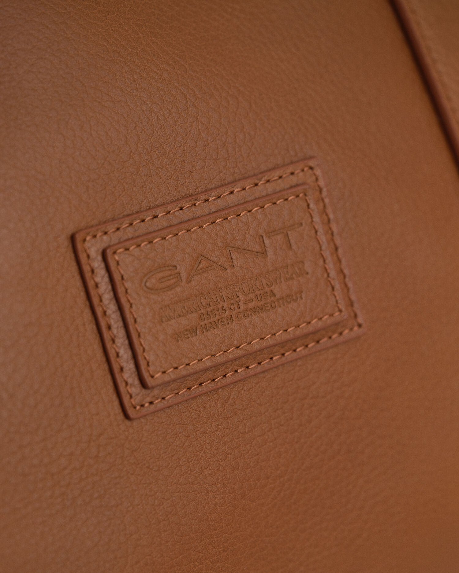 Duffelväska i läder