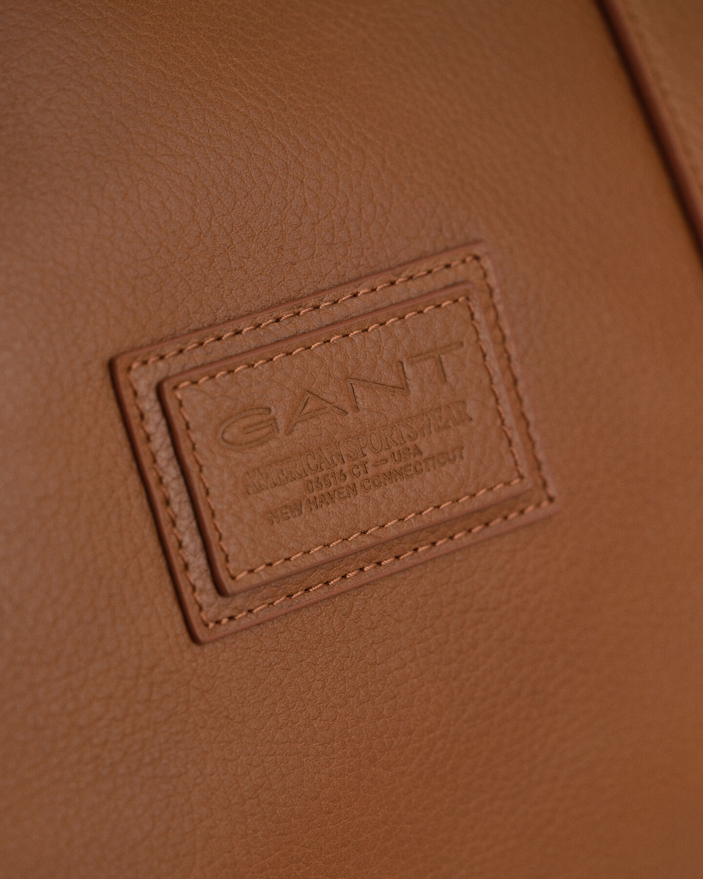 Duffelväska i läder