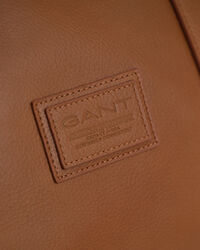 Duffelväska i läder