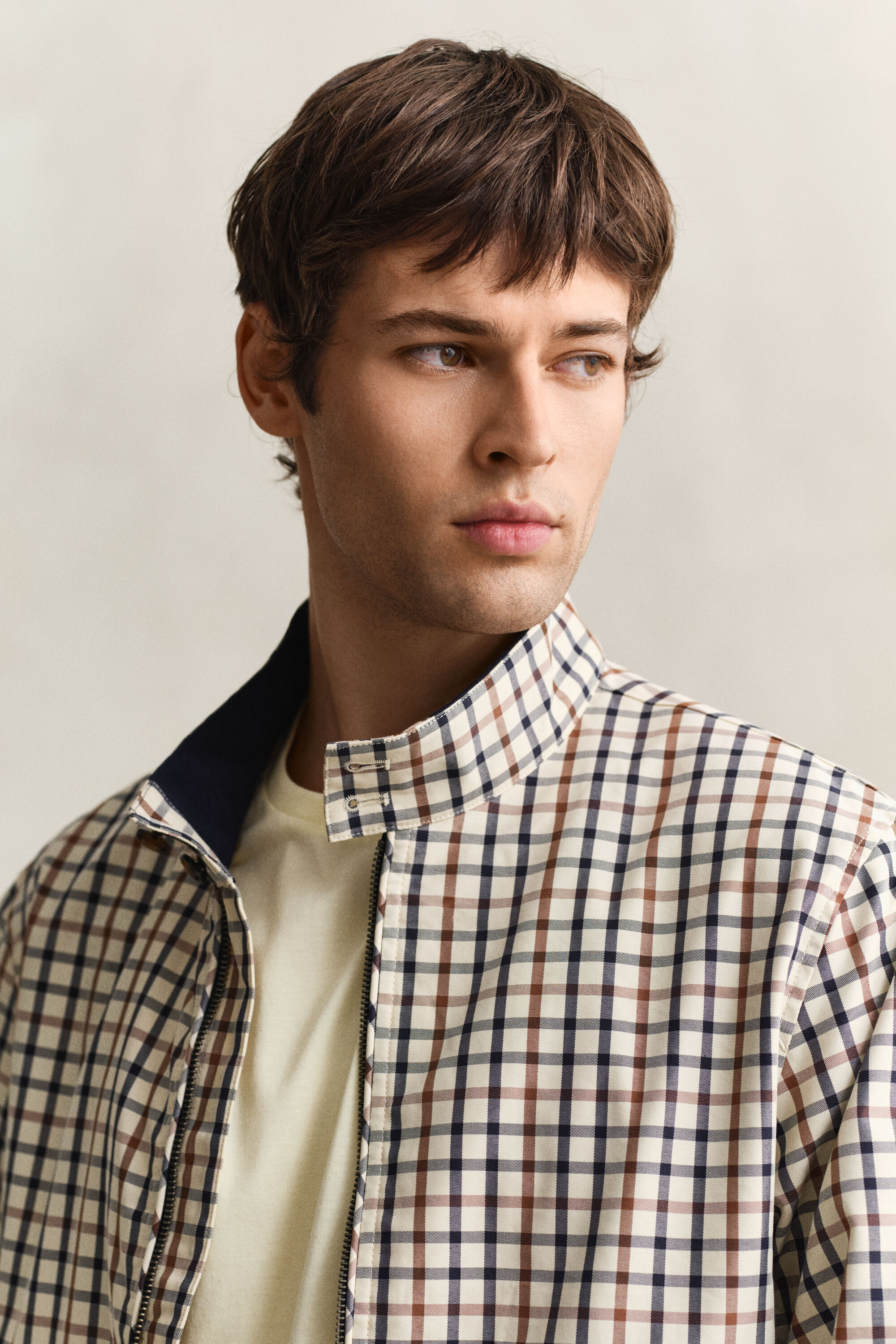 Harringtonjacka i bomullsblandning