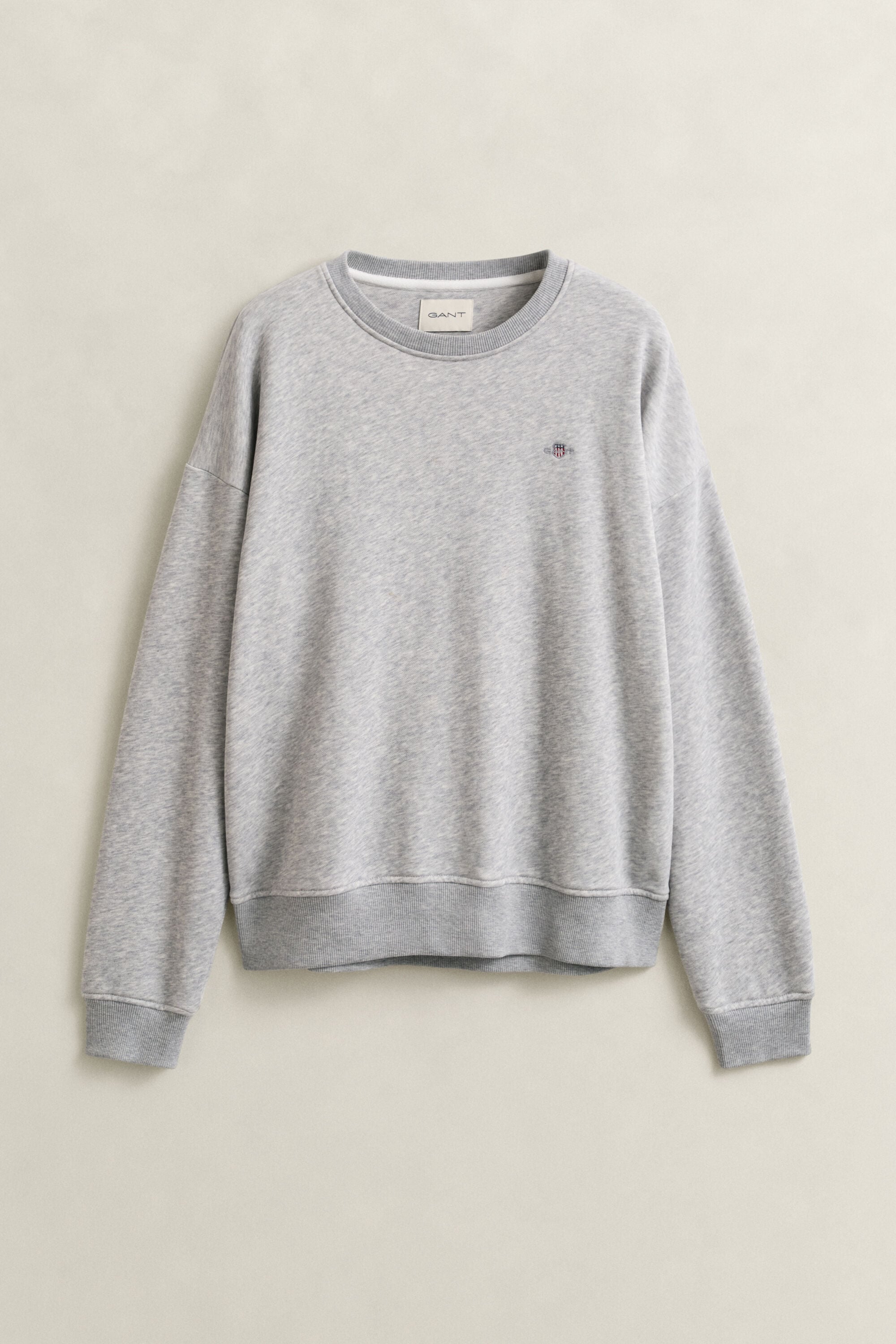 Sweatshirt med sköldemblem