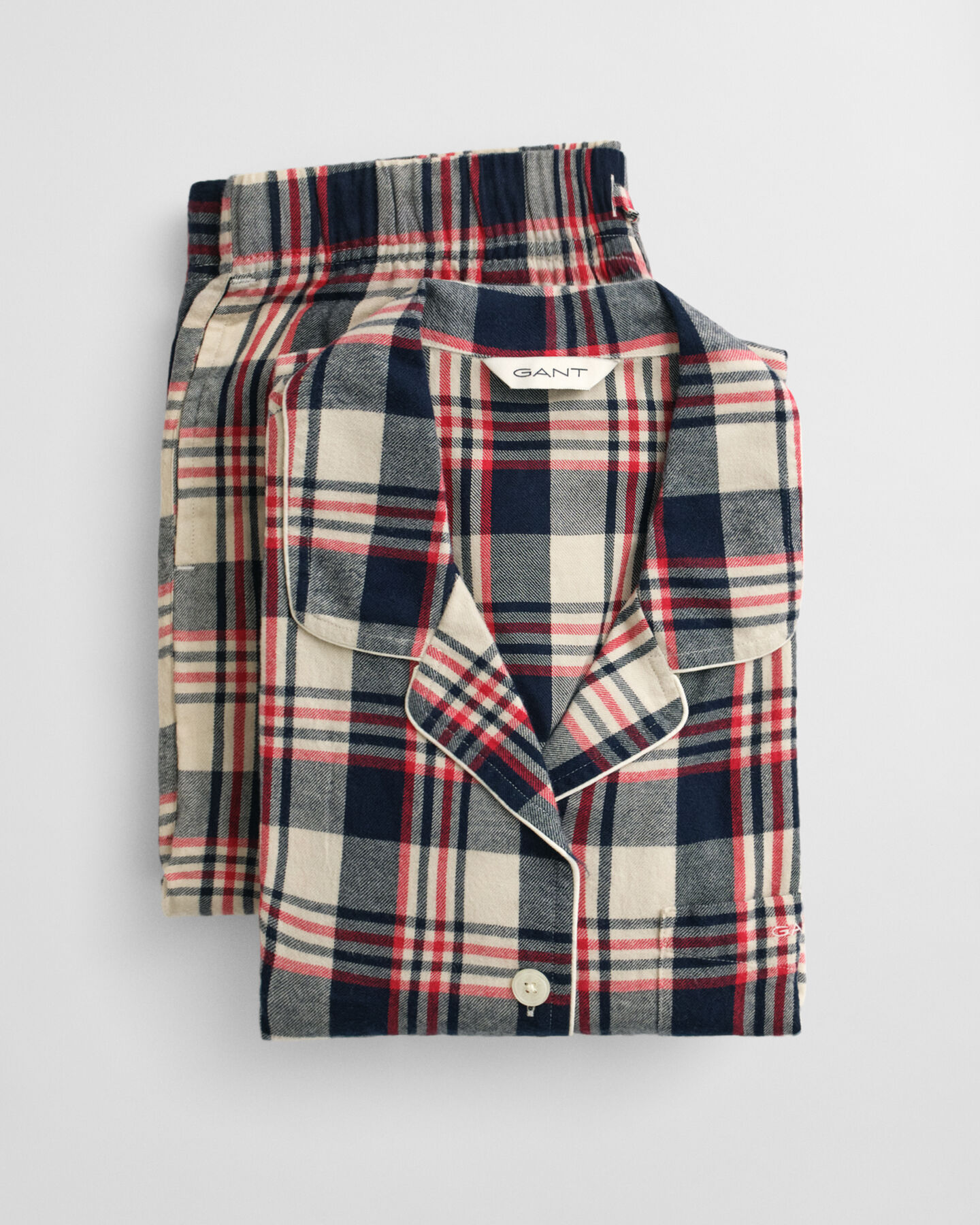 Flanellpyjamas i presentförpackning