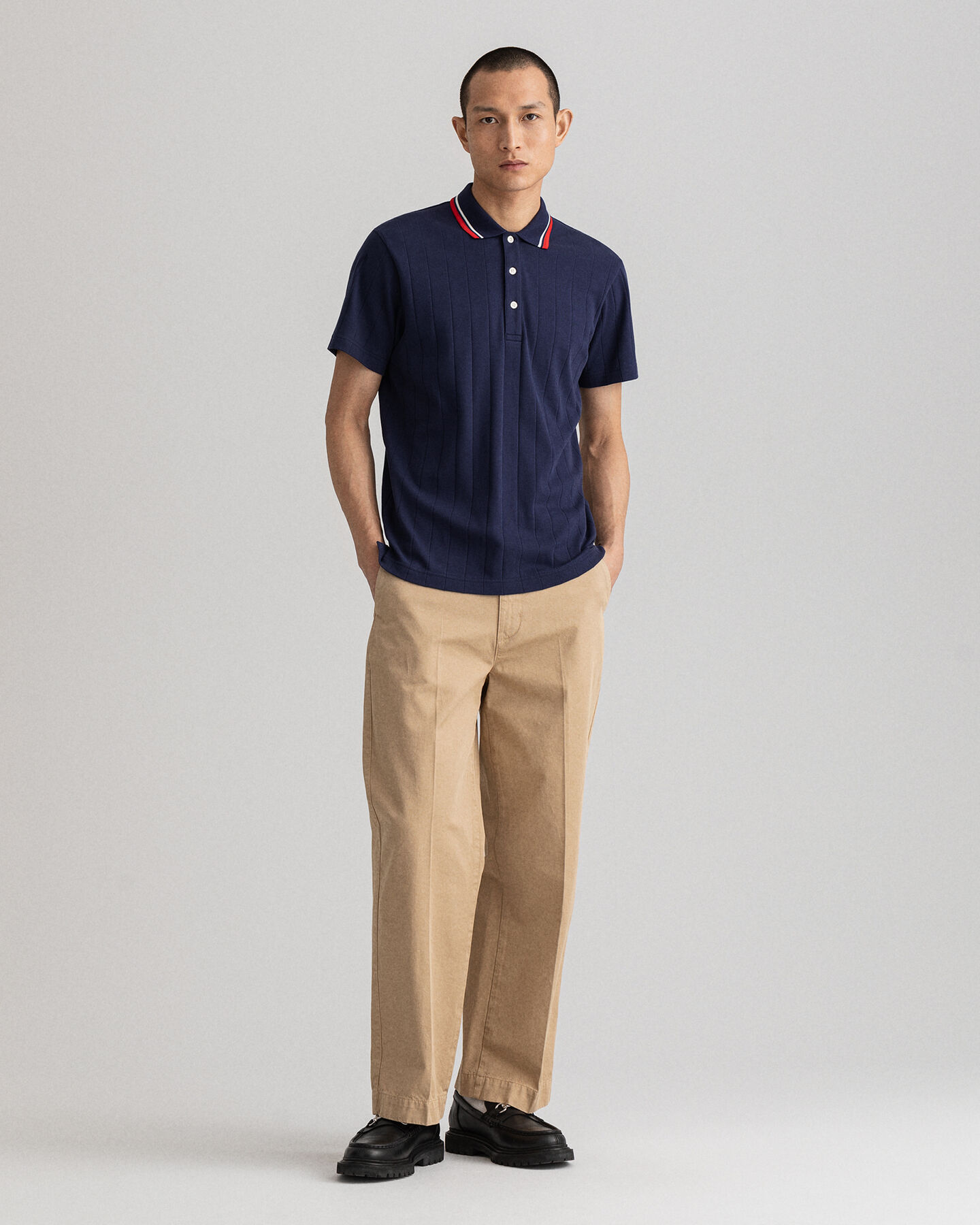 Drop Needle Rugger med kort ärm