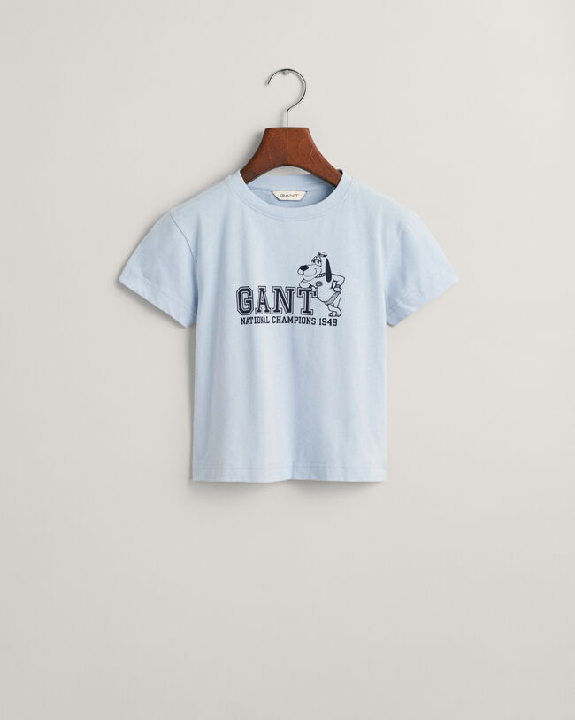 Kids GANT hundm&ouml;nstrad T-shirt