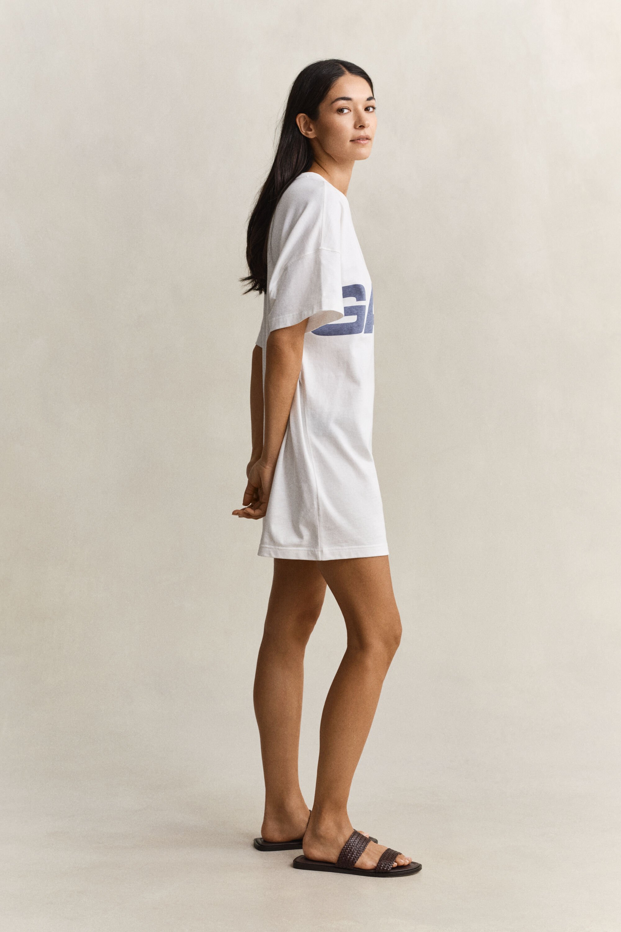 T-shirtklänning med tryck