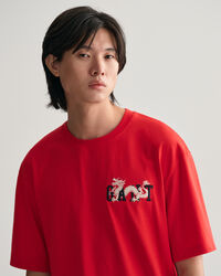 T-shirt med drakemblem