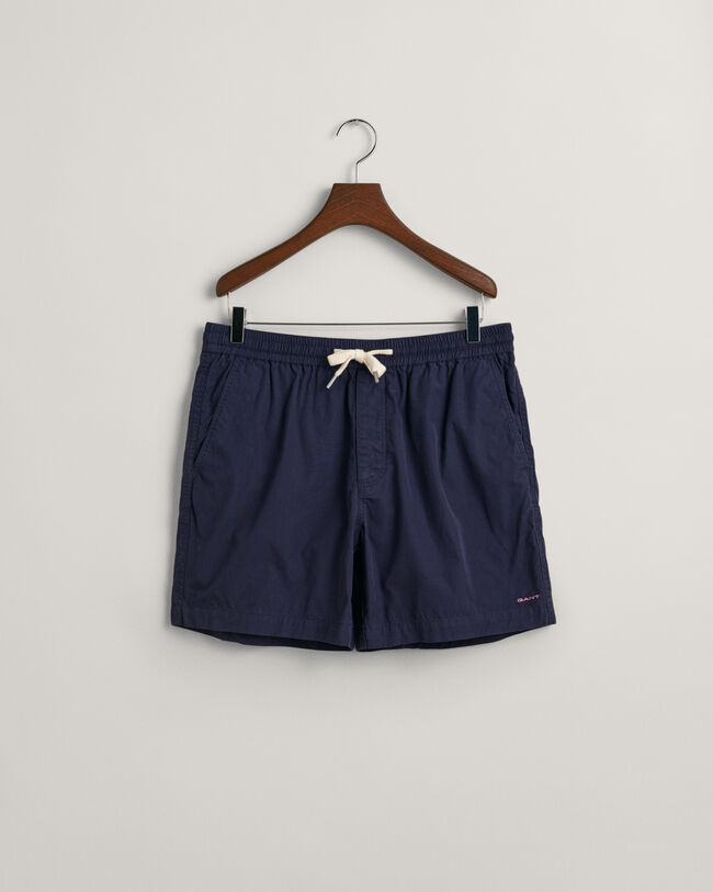 Bomullsshorts med dragsko