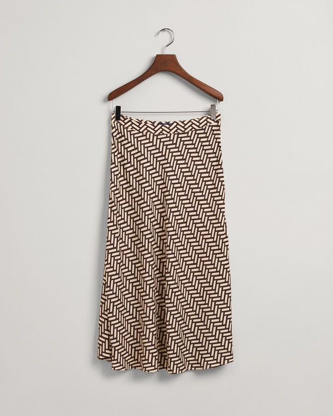 Geometric A-linjeformad kjol