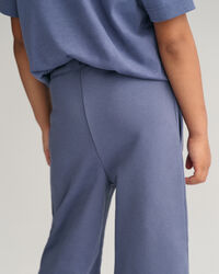 Girls jerseybyxor med vida ben