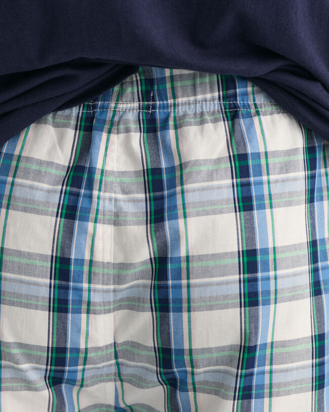 Rutiga pyjamasshorts