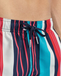 Classic fit randiga badshorts