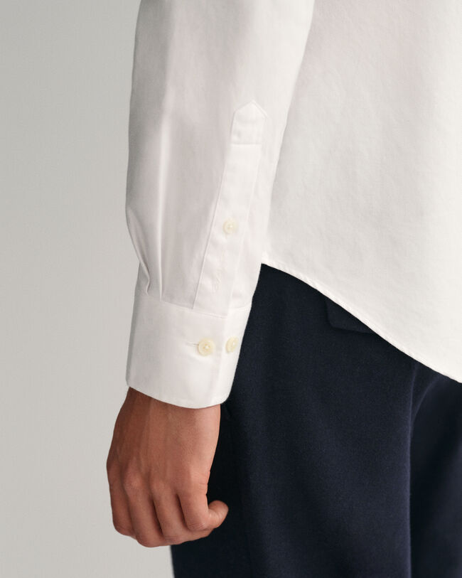 Slim fit formell twillskjorta